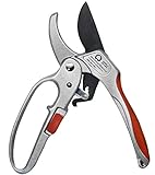 Ironwood Tool Company Ratchet Pruning Shears, Cuts up to 1', for Weak Hands, Gardening Gift, H107