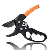 CIPCO PRO TOOL 8' Ratchet Anvil Pruning Shears, Professional Garden Shears Clippers with Ergonomic Grip, Tree Trimmers...