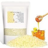 Perkisboby 2lb White Beeswax Pellets, Natural Bees Wax, Triple Filtered, Easy Melt Beeswax Pastilles for DIY Lip Balms,...