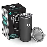 Coffee Gator Coffee Travel Mug - 20 oz Stainless-Steel, Vacuum Insulated Tea and Coffee Tumbler for Women and Men with...
