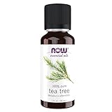 NOW Essential Oils, Tea Tree Oil, Cleansing Aromatherapy Scent, Steam Distilled, 100% Pure, Vegan, Child Resistant Cap,...