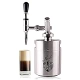 KEG STORM Nitro Cold Brew Coffee Maker 64 Ounce Mini Stainless Steel Keg Home brew coffee System Kit Best Choice of Diy...
