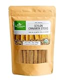 Organic Ceylon cinnamon sticks, True or Real Cinnamon, Premium Grade, Harvested from a USDA Certified Organic Farm in...