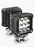 Agrieyes Motorcycle Driving Lights Fog, Perfectly Waterproof, Ultra Bright 2inch Small LED Pods,Spot Beam Backup Work...