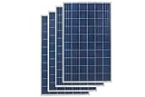 Grape Solar GS-P60-265-Fab2x4 Polycrystalline Solar Panel (4 Pack), 265W