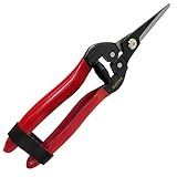 TABOR TOOLS K7A Straight Pruning Shears with Carbon Steel Blades, Florist Scissors, Multi-Tasking Garden Snips for...