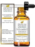 Organic Vitamin E Oil for Skin & Scars |100% Pure Natural Vitamin E Serum Hand Made in South Carolina | 15000 IU Vitamin...