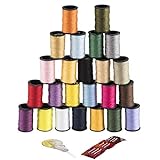 Singer 264 Polyester Thread, Assorted Colors, 24 Spools