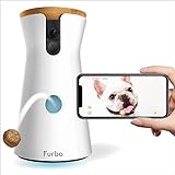 Furbo Dog Camera: Treat Tossing, Full HD Wifi Pet Camera and 2-Way Audio, Designed for Dogs, Compatible with Alexa (As...