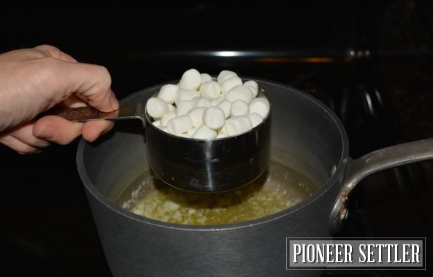 Add Marshmallows | How to Make Rice Krispie Treats
