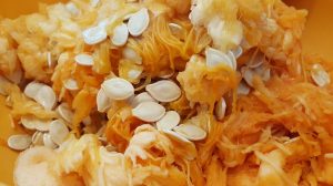 Featured | Raw pumpkin seeds | Saving Seeds from Squash