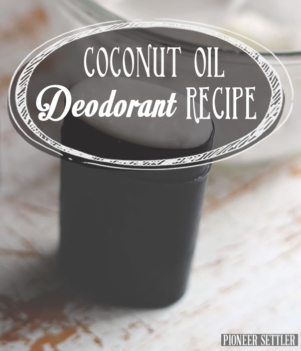 Coconut Oil Deodorant Recipe