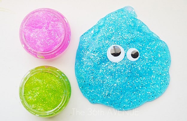Glitter Slime | Fun Activities for Kids at Home Get Through a Winter Storm Indoors