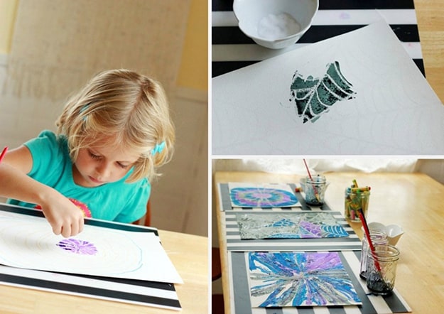 Spiderweb Art | Fun Activities for Kids at Home Get Through a Winter Storm Indoors