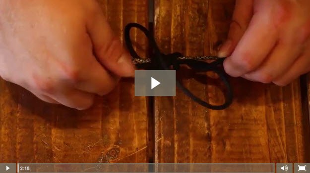 Fishing and Lure Making - Tying knots - Double Uni Knot
