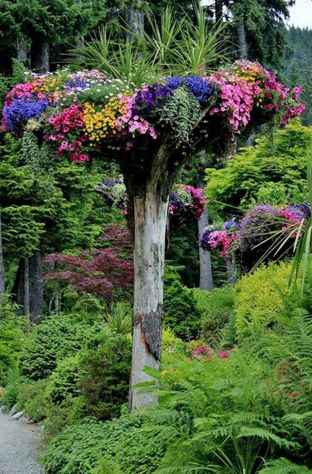 Flower Towers by Glacier Garden Rainforest Adventure | Incredible Tower Garden Ideas For Homesteading In Limited Space