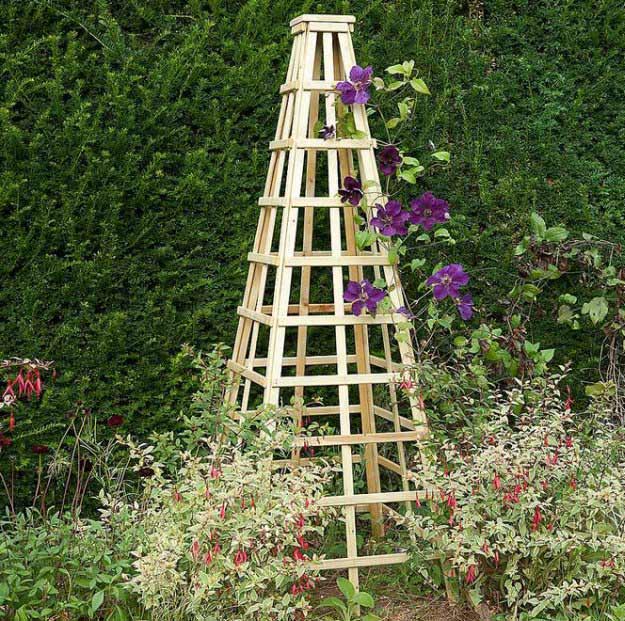 27 Tower Garden Ideas For Your Homestead Trellis Pyramid Garden