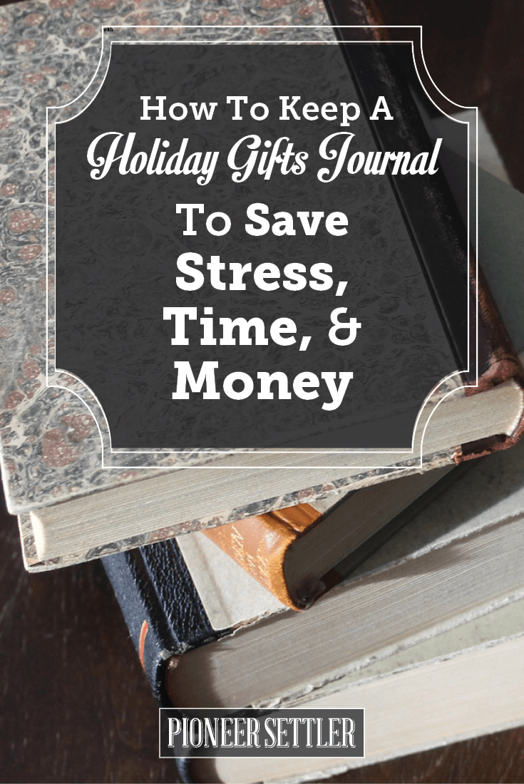 Keep a Holiday Gifts Journal To Save Time, Stress, and Money