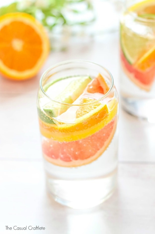 Sparkling Citrus Coconut Water | Refreshing Infused Water Recipes For Happy Hydrated Homesteaders