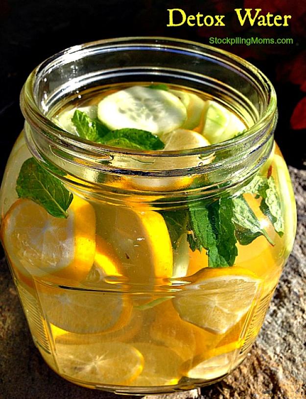 Lemon Mint Infused Detox Water | Refreshing Infused Water Recipes For Happy Hydrated Homesteaders
