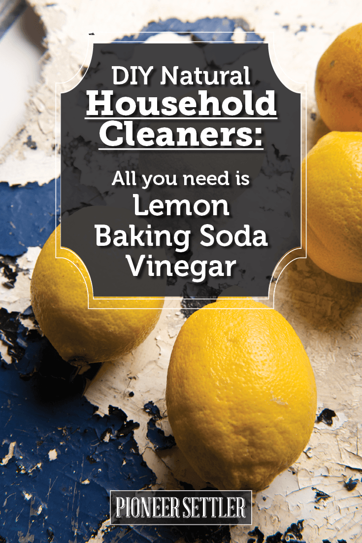 Natural Household Cleaners | Self-Sustaining Ideas For Living The Homesteader's Dream