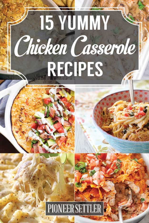 Placard | Yummy Chicken Casserole Recipes Perfect For The Family | Quick Recipes With Rotisserie Chicken