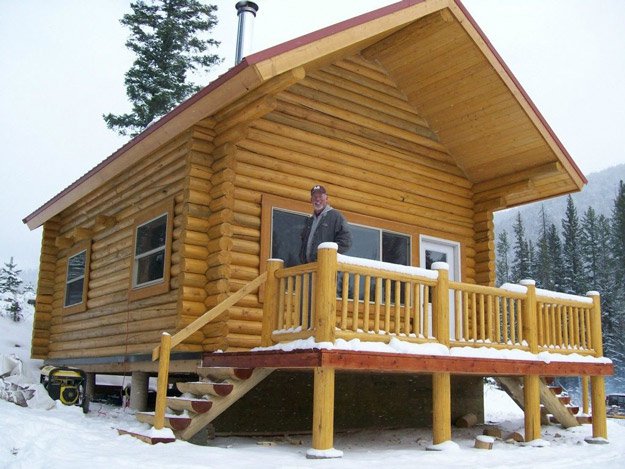 Swedish Coped Lodge Pole Pine Log Cabin Kit