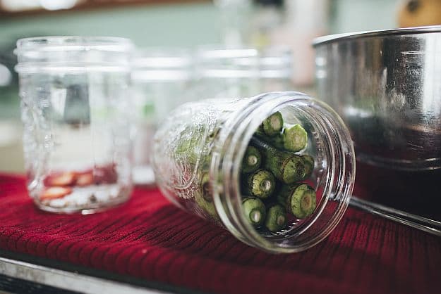 Sorting Idea | Pickled Okra Recipe | Homesteading Canning Ideas