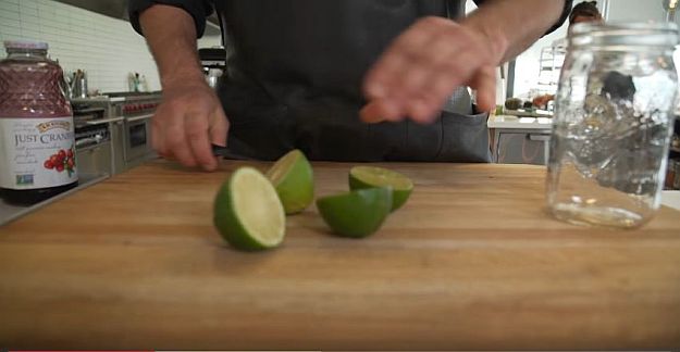 Step 1: Slice The Limes | How To Make Tonic Syrup For Winter Cold and Flu 