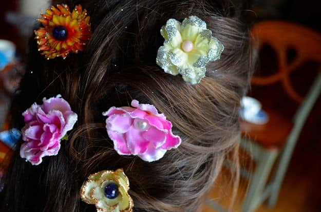 Fat Tuesday Cute Flower Hair Accessories | Fat Tuesday Party Ideas for Mardi Gras 