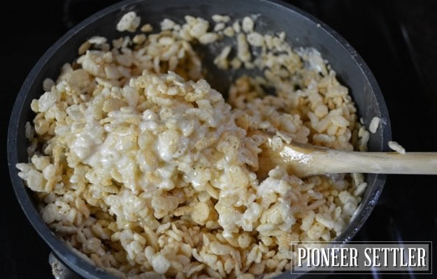 Stir Mixture | How to Make Rice Krispie Treats