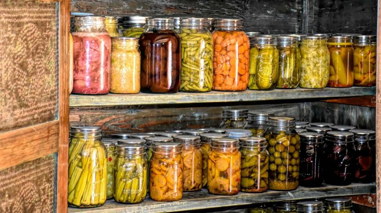 Feature | Root cellar canned goods settlers | Food Storage Ideas for Small Homes