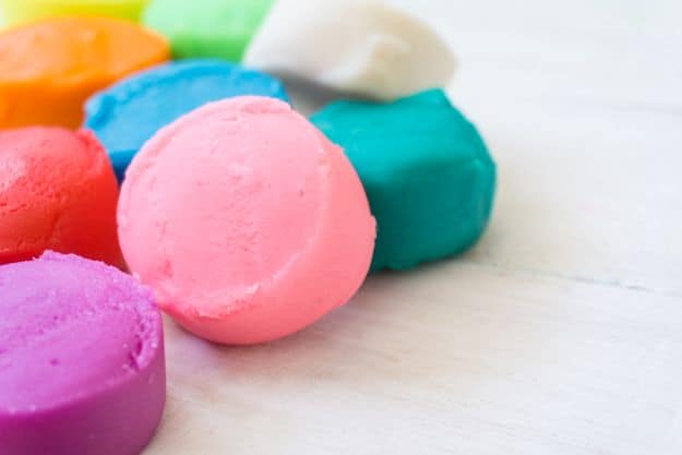 Colorful Homemade Playdough | Stunningly Easy Homemade Stocking Stuffer Ideas