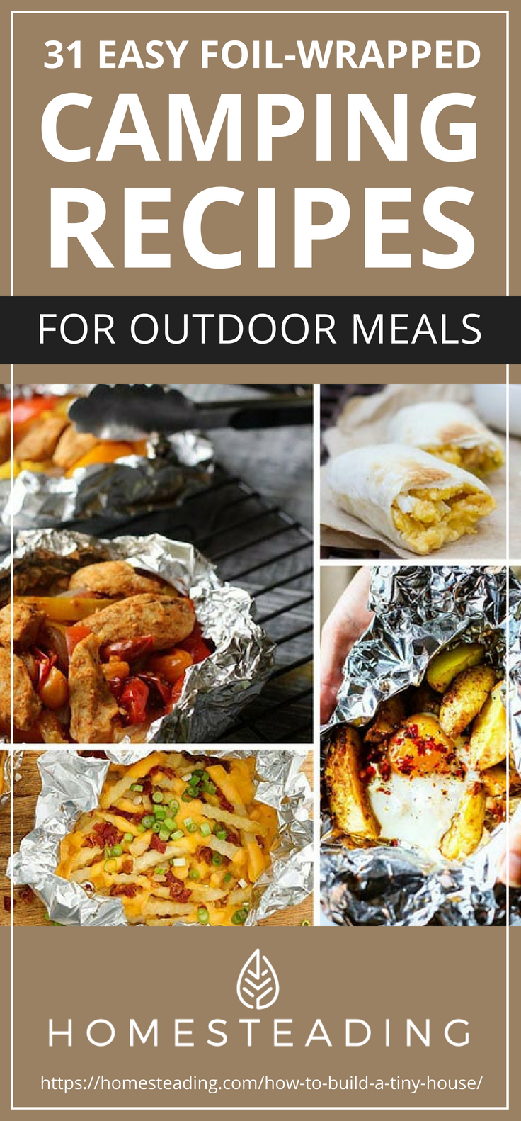 Pinterest Placard | 31 Easy Foil-Wrapped Camping Recipes For Outdoor Meals