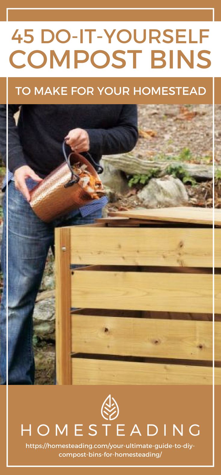 Placard | 45 DIY Compost Bins To Make For Your Homestead