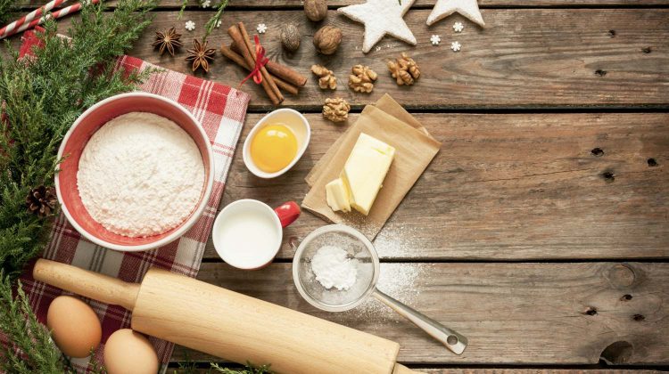 ingredients for baking cake on table | Pioneer Woman Recipes For Christmas | Of The Best Holiday Dishes | Pioneer Woman Recipes for Christmas | pioneer woman holiday desserts | Featured