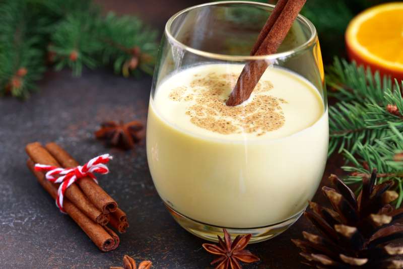 Рождественский напиток Egg nog