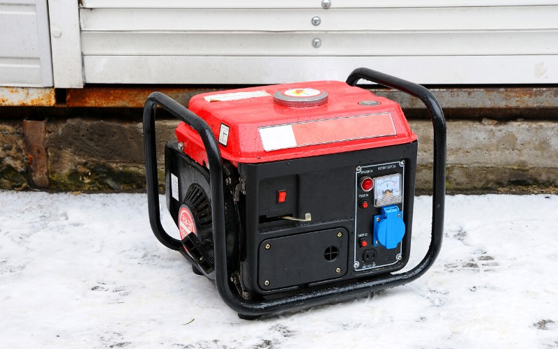 portable electric generator running cold winter | winter storm warning nyc