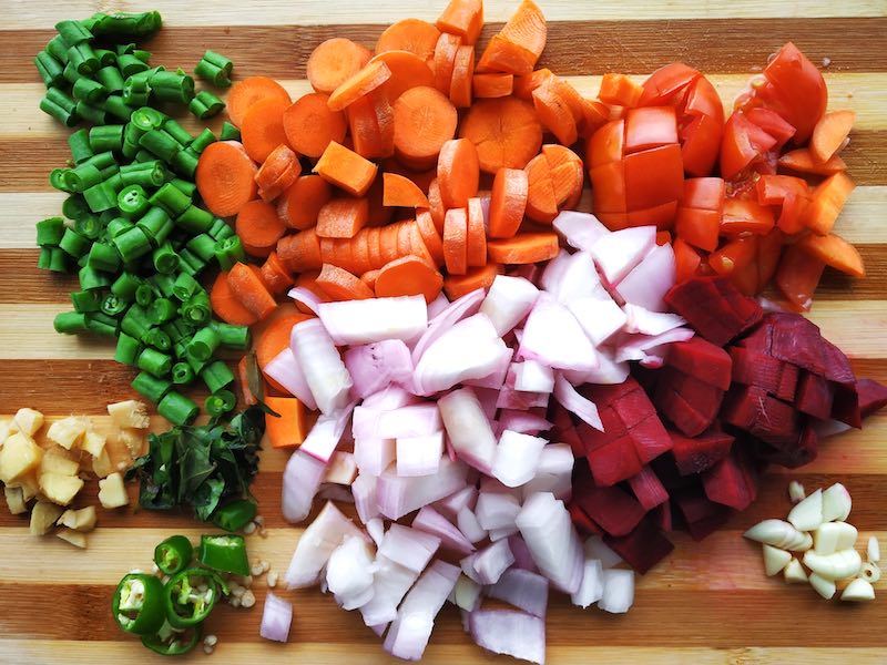 chopped vegetables | How To Freeze Vegetables | The Ultimate Guide | how to freeze vegetables