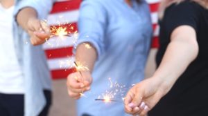 sparklers and flags | 4th Of July Arts And Crafts To Decorate Your Home For Independence Day | 4th of july celebration | featured