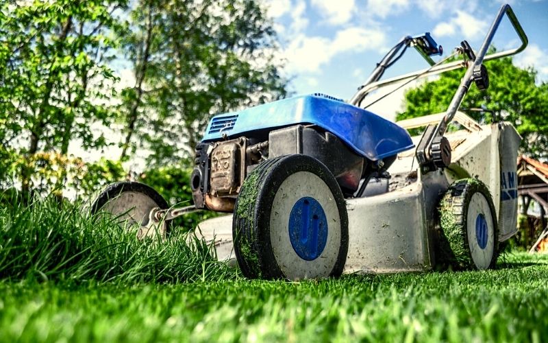 Blue lawn mower | Lawn Mower Repair: Common Problems And How To Fix Them | smoking lawn mower