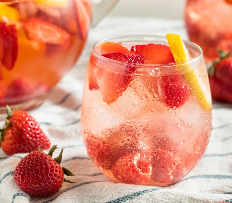 Homemade Berry Rose Sangria | ## Halloween Punch Recipes To Serve At Your Home Party