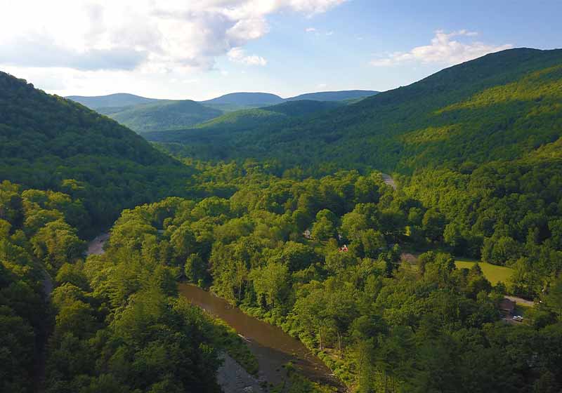 Catskill Mountains around Phoenicia, NY | place to visit in november