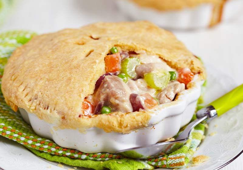 Chicken pot pie with vegetables | thanksgiving recipe