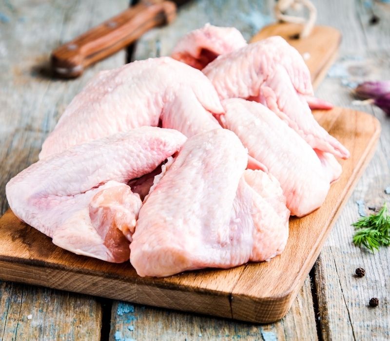 Fresh raw chicken wings | how to debone chicken thighs