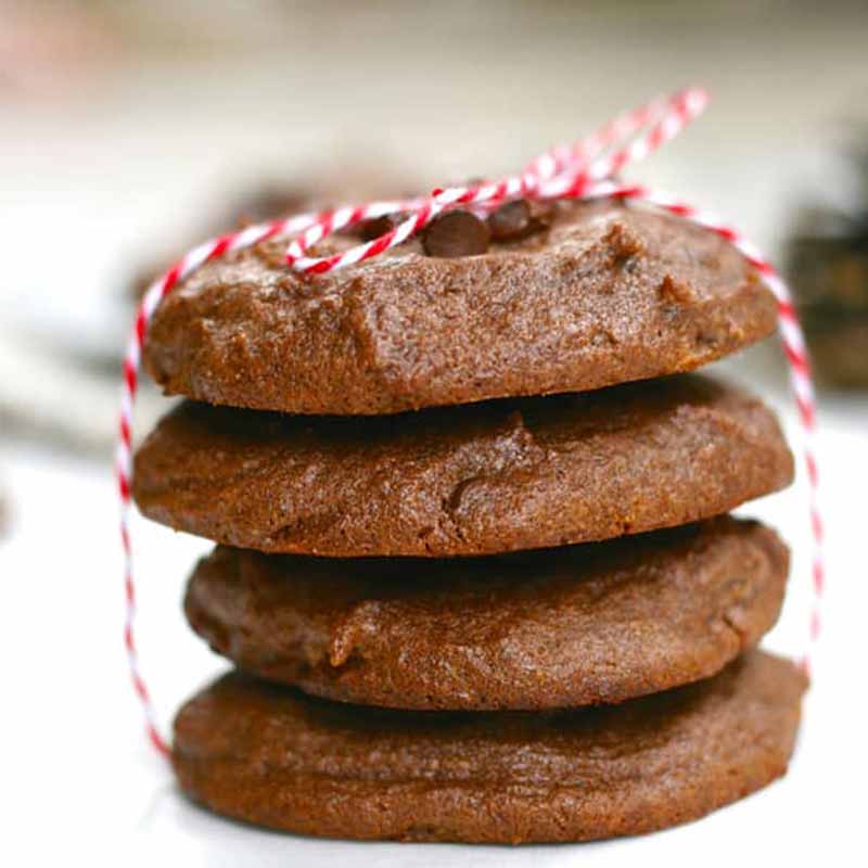 Gluten-Free Chocolate Peanut Butter Cookies | italian cookies