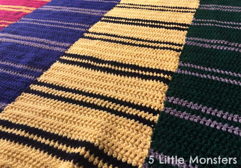 Hogwarts House Scarves Blanket | lightweight warm blanket