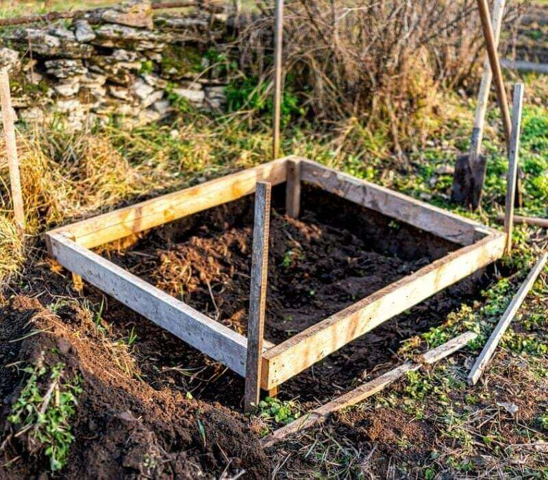 Vegetable winter garden raised bed | how to make a cold frame from plastic bottles