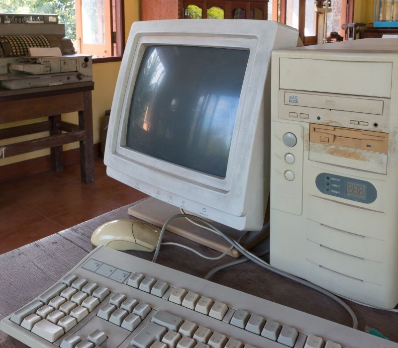 Ancient old and obsolete personal computer |  diy beehive plans
