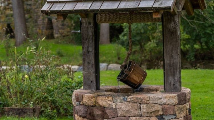 Old well with bucket Well | | Featured